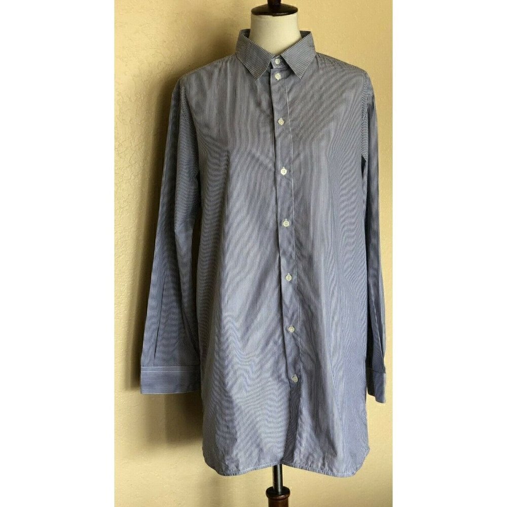 Diesel Black Gold DAFNI White/blue Shirt Dress - Picture 7 of 11